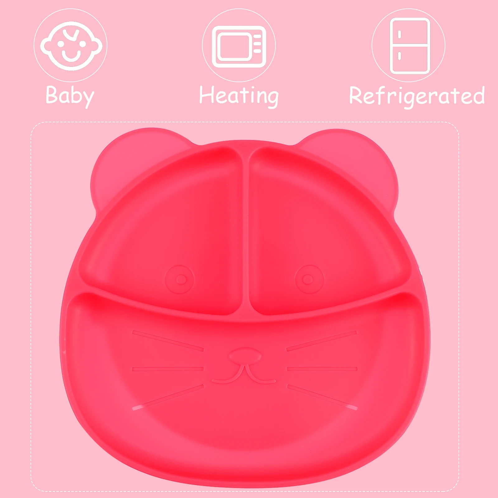 Silicone Plate Refrigerator Safe 's Tableware Toddler Animal Shaped Sectioned Silica Gel Supplementary Food Spill-proof
Silicone Plate Refrigerator Safe 's Tableware Toddler Animal Shaped Sectioned Silica Gel Supplementary Food Spill-proof