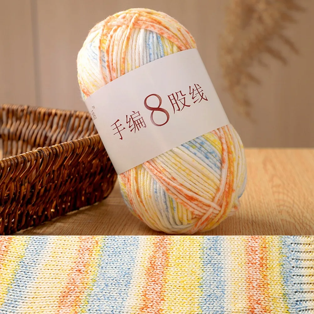 8 Strands Hand Knitting Yarn DIY Coarse Yarn Hand-Dyed Yarn Rainbow Segment Spray Colored Variegated Yarn Shawls Knitting
8 Strands Hand Knitting Yarn DIY Coarse Yarn Hand-Dyed Yarn Rainbow Segment Spray Colored Variegated Yarn Shawls Knitting