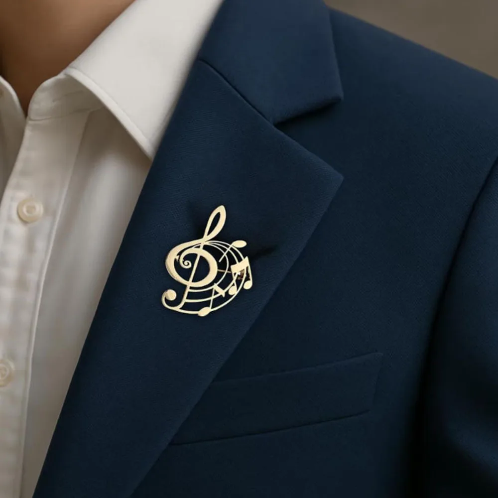 Music symbol brooch, elegant music accessory, made of stainless steel material, is the perfect gift for musicians
Music symbol brooch, elegant music accessory, made of stainless steel material, is the perfect gift for musicians