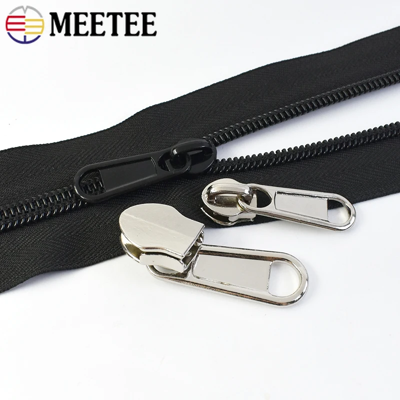 3# 5# 8# 10# 10M Black Nylon Zippers Tape for Sewing 10Pcs Zipper Sliders Clothes Jacket Replace Ziper Tent Coil Zip Repair Kits
3# 5# 8# 10# 10M Black Nylon Zippers Tape for Sewing 10Pcs Zipper Sliders Clothes Jacket Replace Ziper Tent Coil Zip Repair Kits