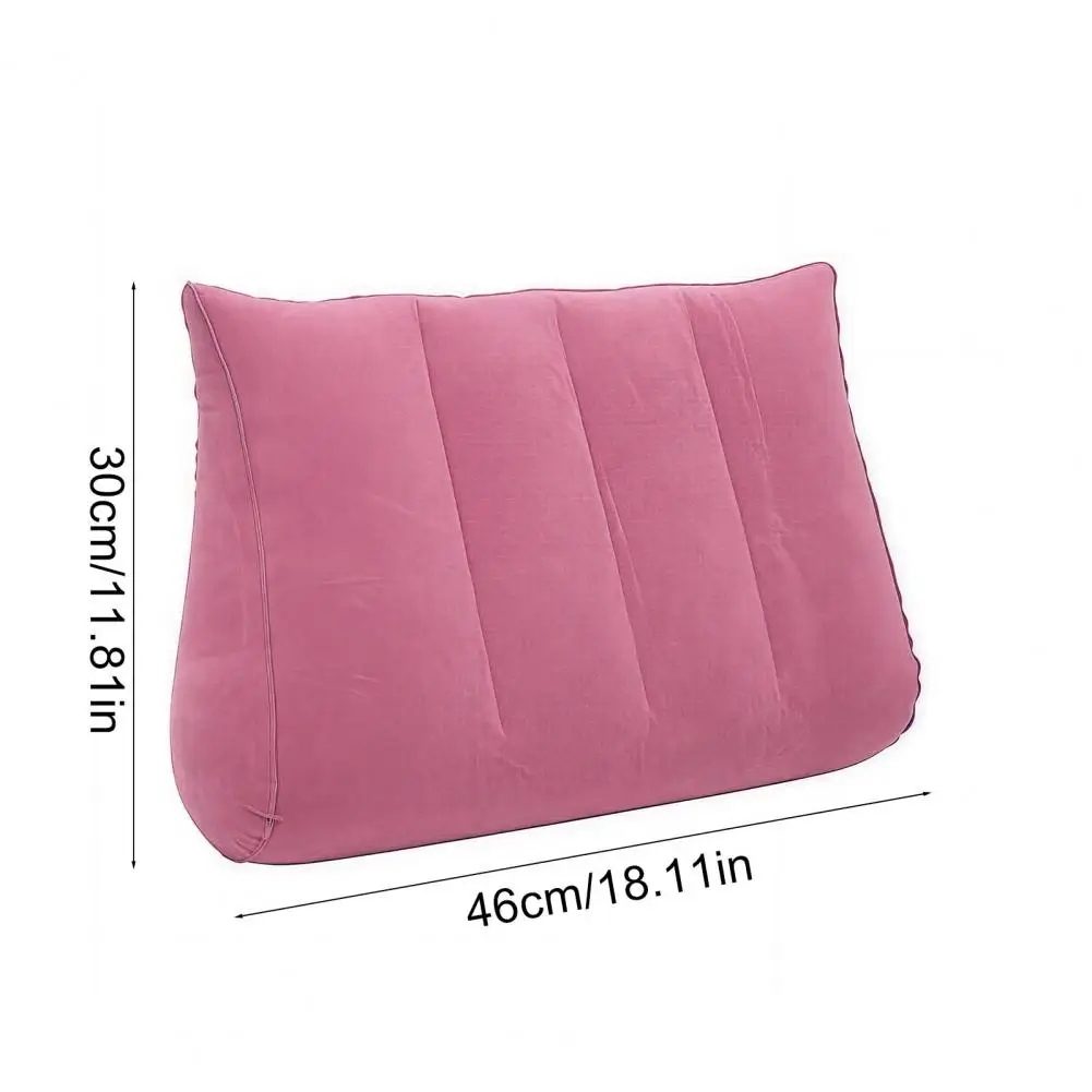 46cm Inflatable Pillow Leak-proof Thicken Inflatable Lumbar Support Wedge Pillow Portable Travel Flocked Triangular Cushion
46cm Inflatable Pillow Leak-proof Thicken Inflatable Lumbar Support Wedge Pillow Portable Travel Flocked Triangular Cushion