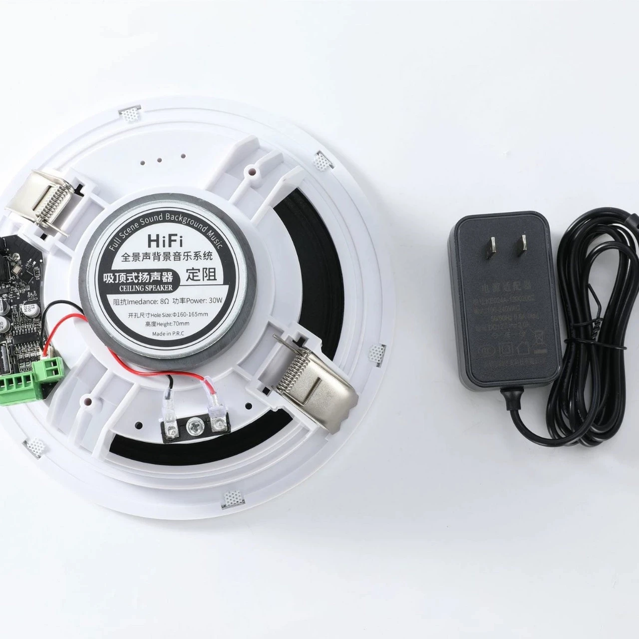 In-Ceiling Flush Mount Speakers 30W High Fidelity Stereo Loudspeaker for Hotel Restaurant Cafe Shop Public Address Audio System
In-Ceiling Flush Mount Speakers 30W High Fidelity Stereo Loudspeaker for Hotel Restaurant Cafe Shop Public Address Audio System