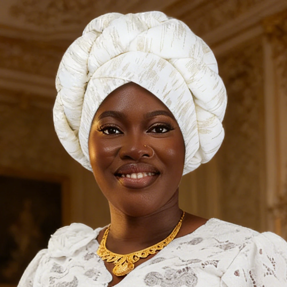 New African Muslim Traditional Fashion Braided Hat Women Turban Cap Islam Headscarf Geles Nigeria Wedding Head Wrap Hijab Bonnet
New African Muslim Traditional Fashion Braided Hat Women Turban Cap Islam Headscarf Geles Nigeria Wedding Head Wrap Hijab Bonnet