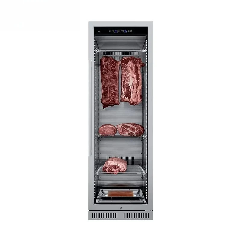 Customized Hotel Restaurant Commercial Display Showcase Dry Ageing Beef Steak Fridge Refrigerator Cabinet with Light Transparent
Customized Hotel Restaurant Commercial Display Showcase Dry Ageing Beef Steak Fridge Refrigerator Cabinet with Light Transparent