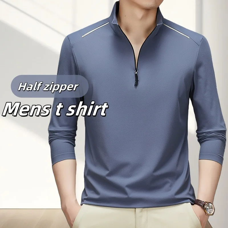 New T-shirts Stand Collar with Seamless Zipper Oversized T Shirt Men Sports Shirt Man Funny Shirt T Shirts for Men Designer
New T-shirts Stand Collar with Seamless Zipper Oversized T Shirt Men Sports Shirt Man Funny Shirt T Shirts for Men Designer