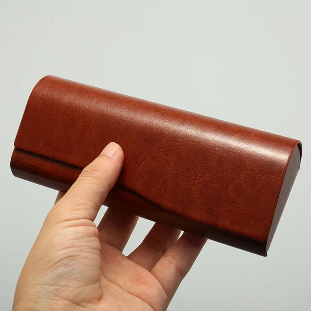 Frosting Vintage Leather Eyewear Case High Quality Leather Solid Color Fashion Glasses Case Solid Color Sunglasses Box Women
Frosting Vintage Leather Eyewear Case High Quality Leather Solid Color Fashion Glasses Case Solid Color Sunglasses Box Women