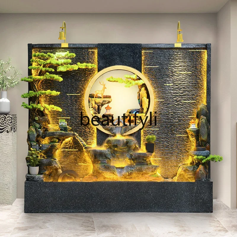 A26 Flowing water wall fountain lucky circulating water company club, courtyard garden decorative landscape ornament
A26 Flowing water wall fountain lucky circulating water company club, courtyard garden decorative landscape ornament