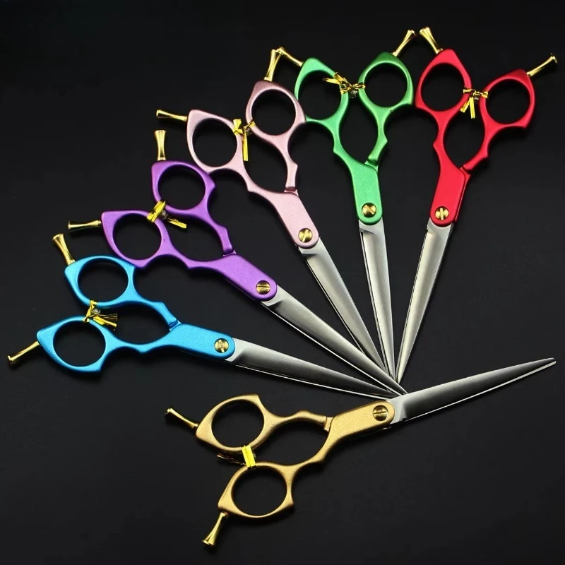 Professional Dog Grooming Scissors with Lightweight Aluminum Alloy Handle Curved Cutting Stainless Steel Pet Scissors
Professional Dog Grooming Scissors with Lightweight Aluminum Alloy Handle Curved Cutting Stainless Steel Pet Scissors