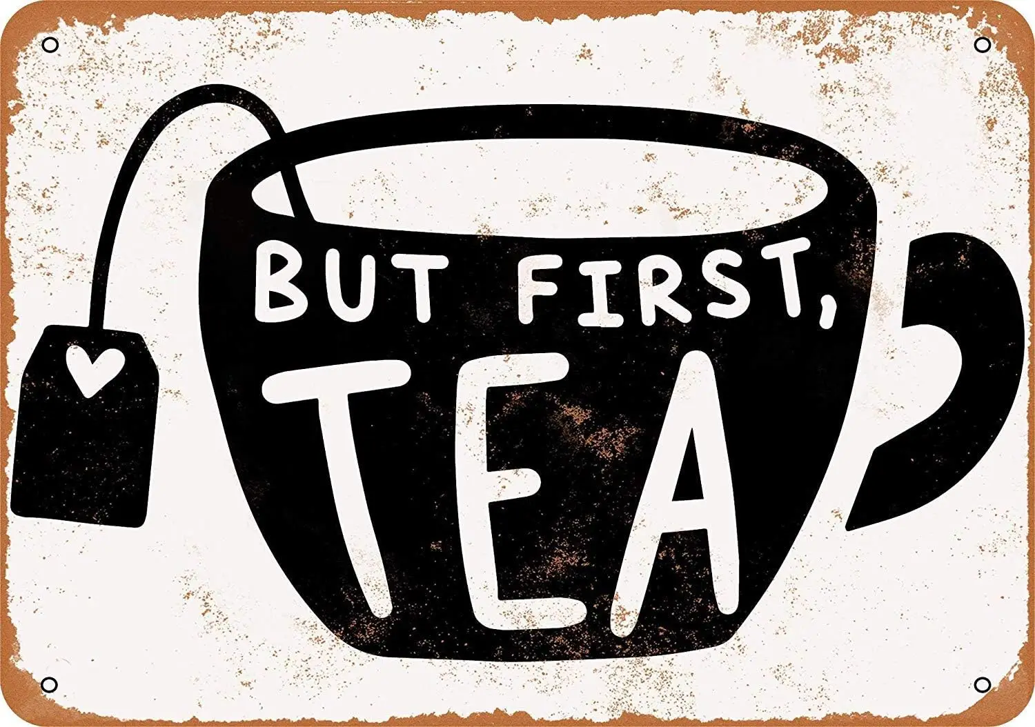 Металлическая жестяная вывеска для металлической вывески - винтажный вид, но первый чай, алюминий
Металлическая жестяная вывеска для металлической вывески - винтажный вид, но первый чай, алюминий