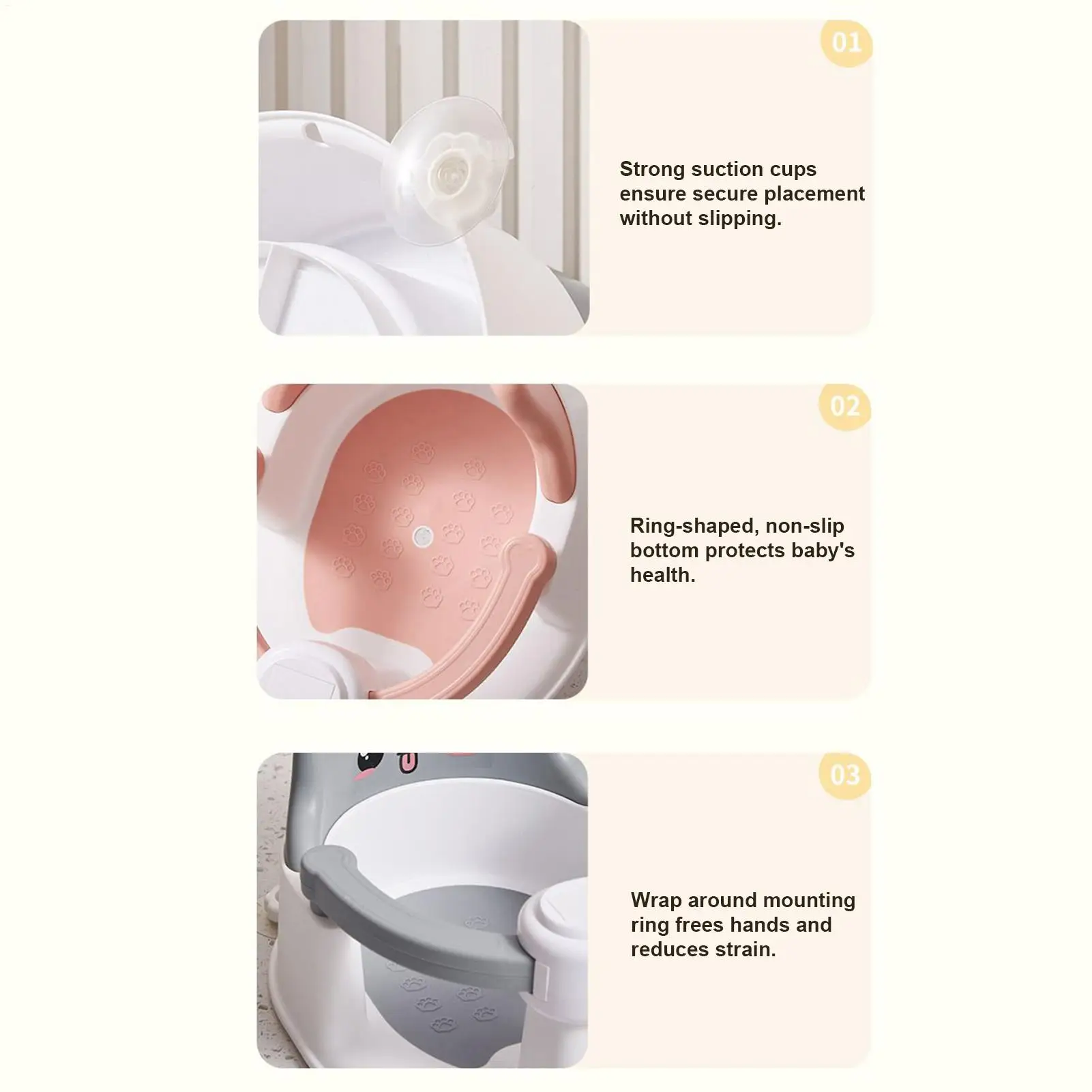 Сиденья для ванны для младенцев, нескользящее сиденье для купания сидения для ванны, душа, стул для ванны с присоской для детей 6-24 месяцев 
Сиденья для ванны для младенцев, нескользящее сиденье для купания сидения для ванны, душа, стул для ванны с присоской для детей 6-24 месяцев