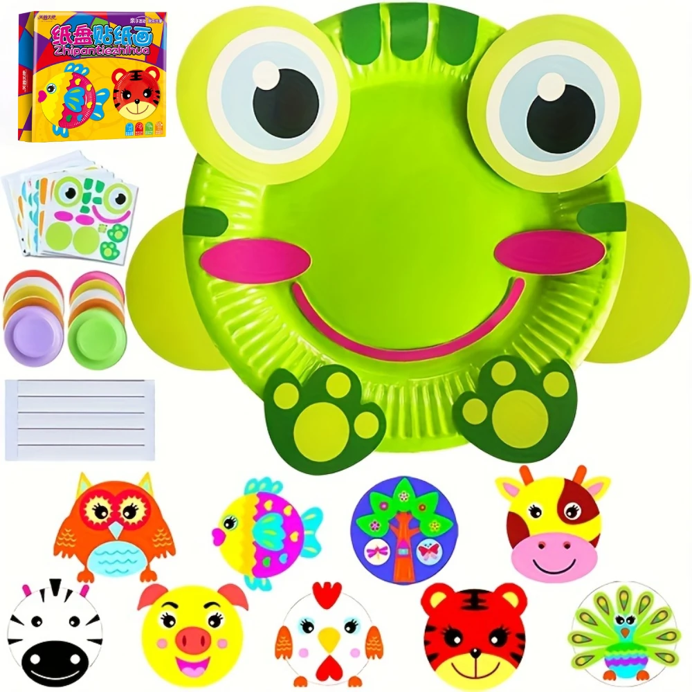 10 Patterns Party Activities Paper Plate Set Toys, DIY Animal Art Creative Activities, Classroom Handmade Favors Games Gifts
10 Patterns Party Activities Paper Plate Set Toys, DIY Animal Art Creative Activities, Classroom Handmade Favors Games Gifts