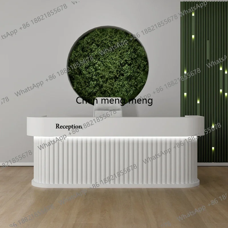 New arrive Simple Modern Beauty Salon Shop Cashier Company Hotel Front Reception Desk Customer Center Counter Office Industrial
New arrive Simple Modern Beauty Salon Shop Cashier Company Hotel Front Reception Desk Customer Center Counter Office Industrial