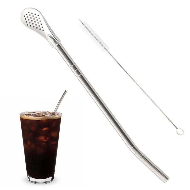 Straw Spoon Detachable Filter Straw Spoon Stainless Steel Straw Spoon Drinking Straws Spoon Drinking Tools Bar Accessories
Straw Spoon Detachable Filter Straw Spoon Stainless Steel Straw Spoon Drinking Straws Spoon Drinking Tools Bar Accessories