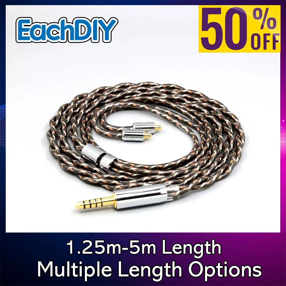Кабель для наушников TypeX 7n OCC Litz Shielding 25AWG для Acoustune HS 1695Ti 1655CU 1695Ti 8912
Кабель для наушников TypeX 7n OCC Litz Shielding 25AWG для Acoustune HS 1695Ti 1655CU 1695Ti 8912