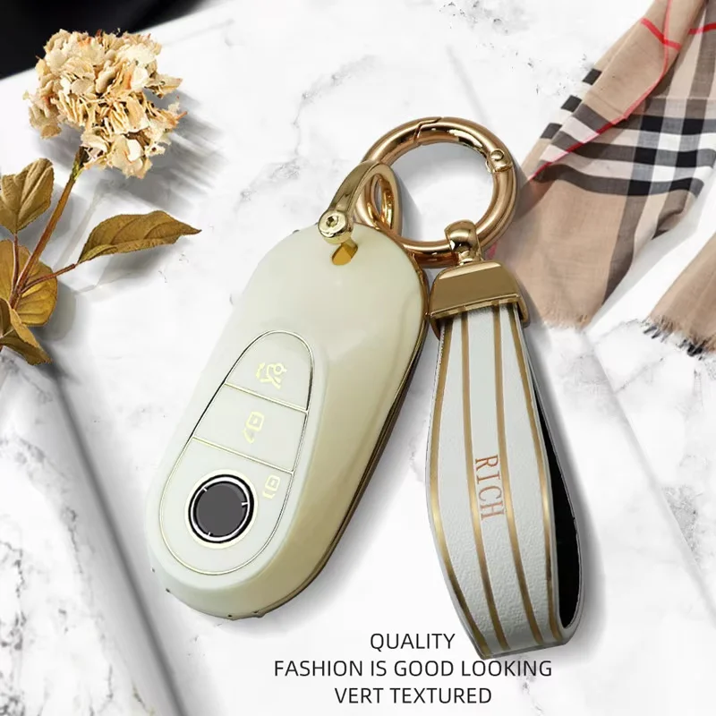 Luxurious Remote Car Key Case Cover For Mercedes Benz 2021 C S Class C260L W223 W206 S350L S400L S450L S500L Car Accessories
Luxurious Remote Car Key Case Cover For Mercedes Benz 2021 C S Class C260L W223 W206 S350L S400L S450L S500L Car Accessories