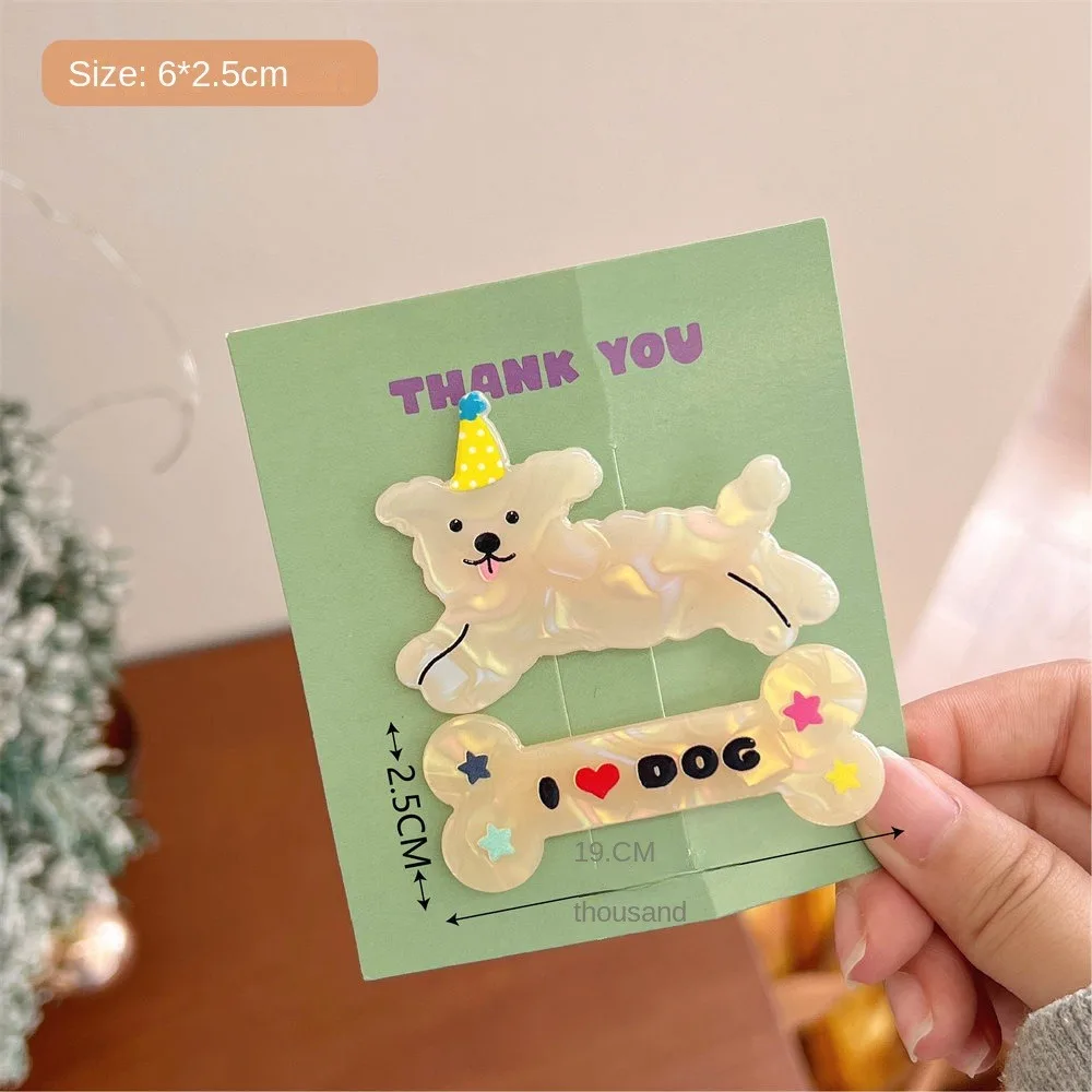 2Pcs/set New Cartoon Animals Hair Clip Dog Headdress Barrettes Hair Accessories Headwear Duckbill Clip Women
2Pcs/set New Cartoon Animals Hair Clip Dog Headdress Barrettes Hair Accessories Headwear Duckbill Clip Women
