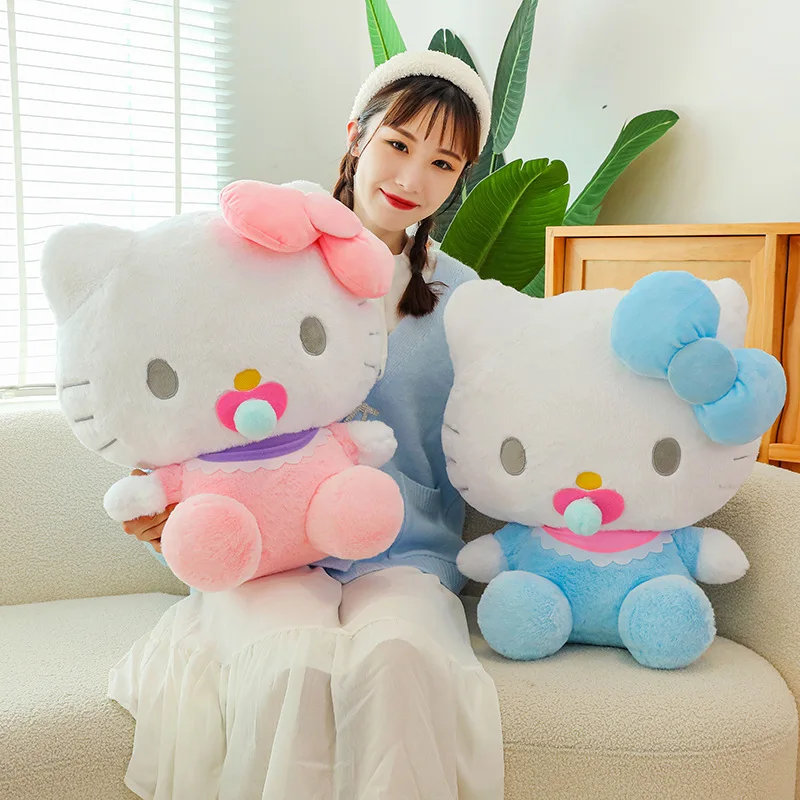 30/40/50 см Sanrio Милая соска Hello Kitty плюшевая кукла мультфильм аниме большой размер Кот плюшевая игрушка украшение комнаты детский подарок на день рождения
30/40/50 см Sanrio Милая соска Hello Kitty плюшевая кукла мультфильм аниме большой размер Кот плюшевая игрушка украшение комнаты детский подарок на день рождения