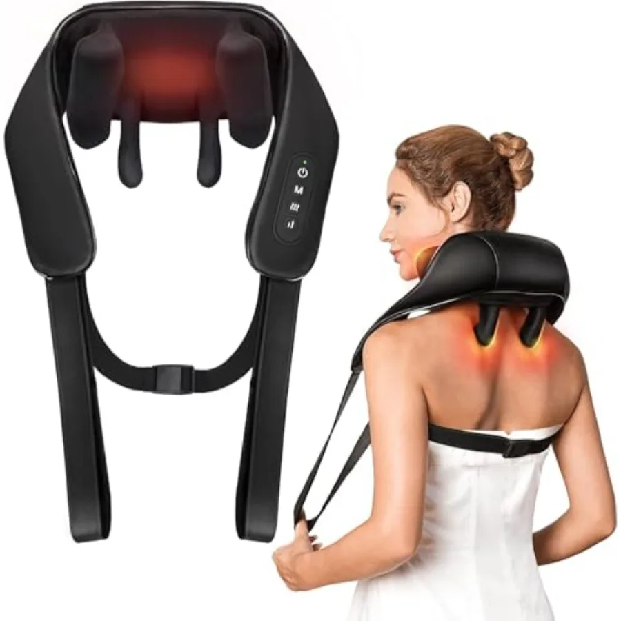 Valentine's Day Gift for Women Men, Neck and Shoulder Massager with Heat, Cordless Back and Neck Massager, 4D Shiatsu Deep Knea
Valentine's Day Gift for Women Men, Neck and Shoulder Massager with Heat, Cordless Back and Neck Massager, 4D Shiatsu Deep Knea