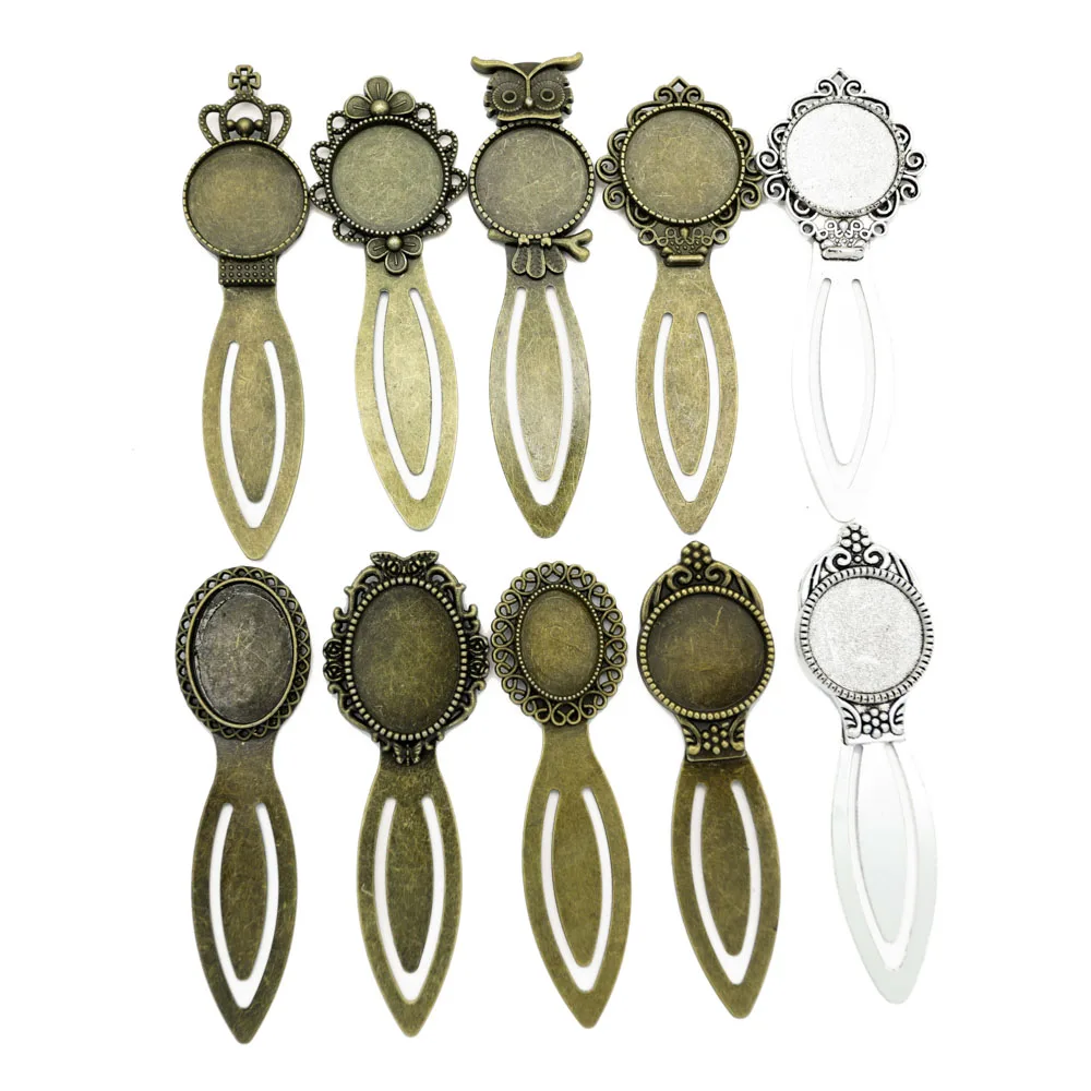 10pcs Cabochon Cameo Base Oval Owl Vintage Bookmarks Crown Round Blank Bezel Settings Bookmark Findings DIY Components
10pcs Cabochon Cameo Base Oval Owl Vintage Bookmarks Crown Round Blank Bezel Settings Bookmark Findings DIY Components