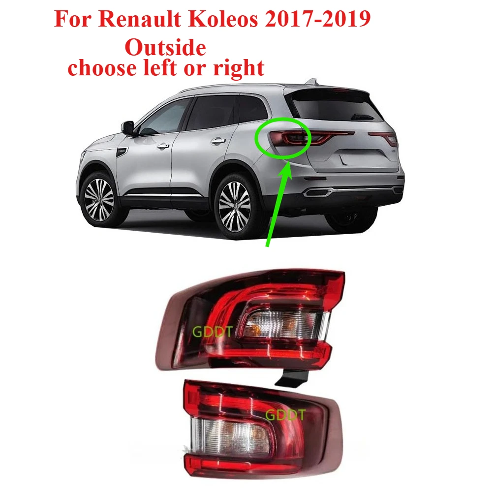 1 Piece Outside Rear Lights for Renault Koleos 2017-2019 Tail Lamp for Koleos 265507984R Warning Lamps Choose Left or Right
1 Piece Outside Rear Lights for Renault Koleos 2017-2019 Tail Lamp for Koleos 265507984R Warning Lamps Choose Left or Right