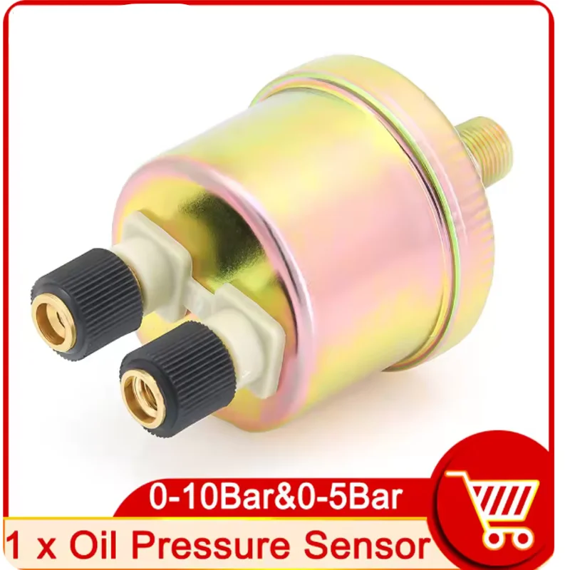 Engine Oil Pressure Sensor 0~10 Bar 1/8 NPT Mechanical Oil Press Sensor Replacement Fit For Car Boat Oil Pressure Gauge
Engine Oil Pressure Sensor 0~10 Bar 1/8 NPT Mechanical Oil Press Sensor Replacement Fit For Car Boat Oil Pressure Gauge