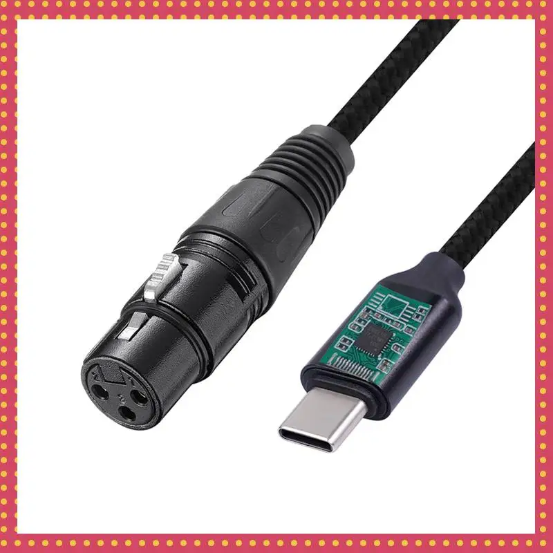 B74A 2X кабель USB C — XLR «мама», микрофонный кабель USB C типа C «папа» — XLR «мама» Mic Link Studio Audio Cord (2M/6,6FT)
B74A 2X кабель USB C — XLR «мама», микрофонный кабель USB C типа C «папа» — XLR «мама» Mic Link Studio Audio Cord (2M/6,6FT)