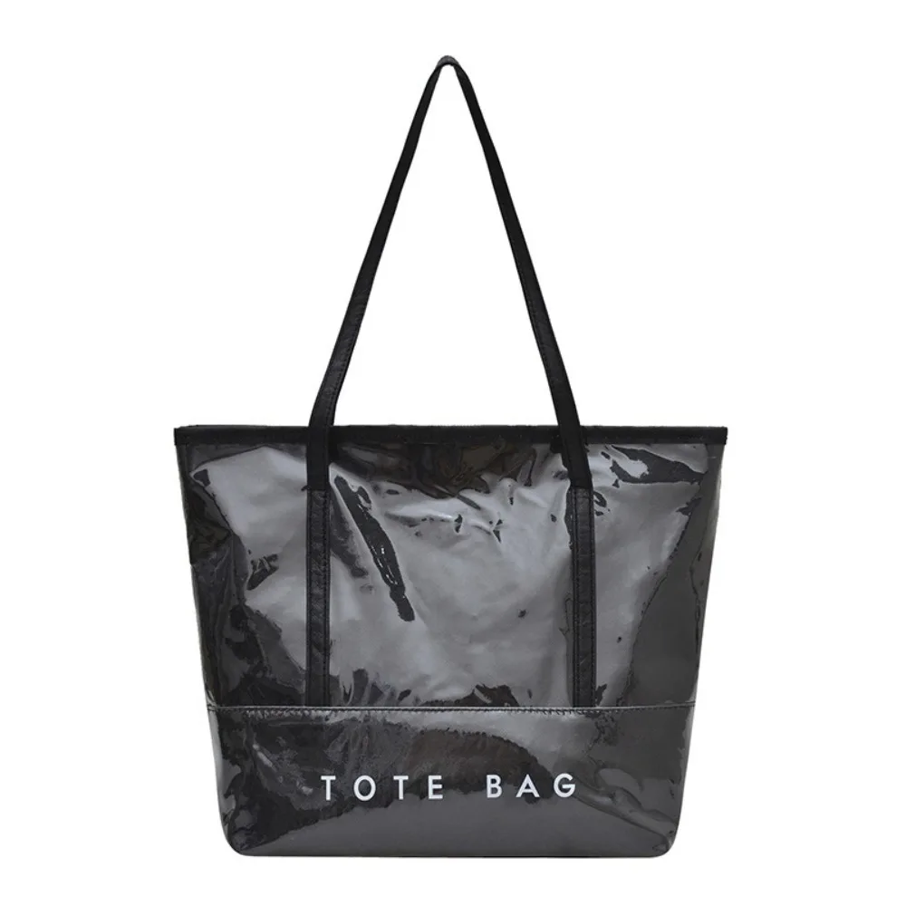 Waterproof PVC Tote Bag Solid Color Multi Function Transparent Jelly Bag Large Capacity Tote Pouch Letter Prints Handbags Summer
Waterproof PVC Tote Bag Solid Color Multi Function Transparent Jelly Bag Large Capacity Tote Pouch Letter Prints Handbags Summer