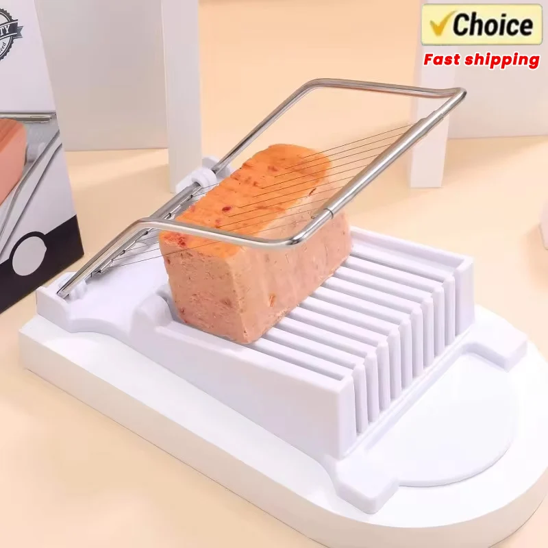 10PCS 304 Stainless Steel Luncheon Meat Slicer Household Egg Fruit Soft Cheese Cutter Banana Handheld Wire Cheese Grater
10PCS 304 Stainless Steel Luncheon Meat Slicer Household Egg Fruit Soft Cheese Cutter Banana Handheld Wire Cheese Grater
