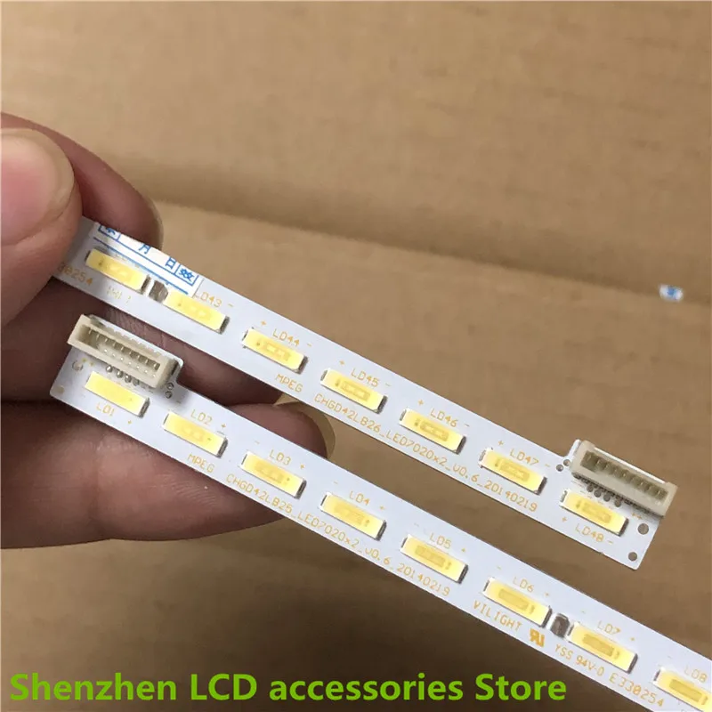 2 шт./лот для Changhong 42C6000I CHGD42LB25/6 -LED7020X2 JUCA7.308.0010391 lef t + правый ЖК-дисплей ТВ подсветка бара 100% новый
2 шт./лот для Changhong 42C6000I CHGD42LB25/6 -LED7020X2 JUCA7.308.0010391 lef t + правый ЖК-дисплей ТВ подсветка бара 100% новый
