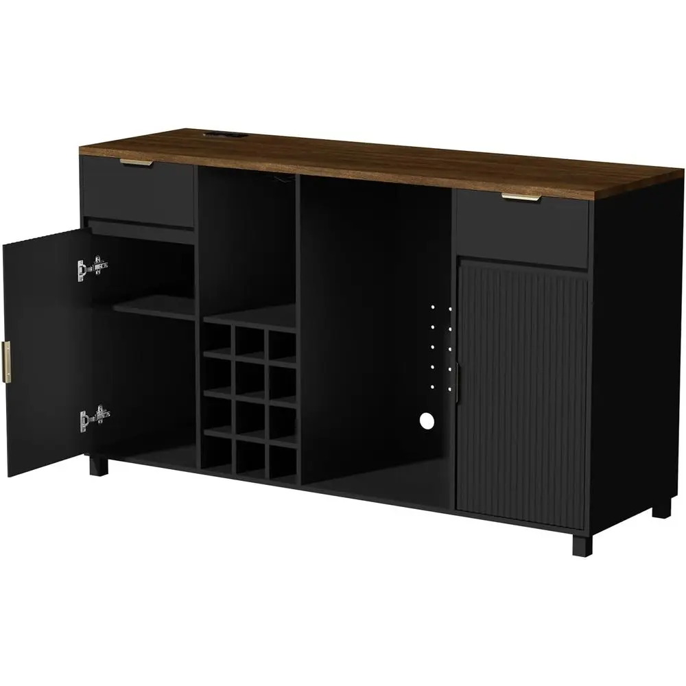 Spacious Ridge Cabinet with Sliding Doors and Adjustable Shelves, Ideal for Wine and Liquor Storage in Dining or Living Rooms
Spacious Ridge Cabinet with Sliding Doors and Adjustable Shelves, Ideal for Wine and Liquor Storage in Dining or Living Rooms