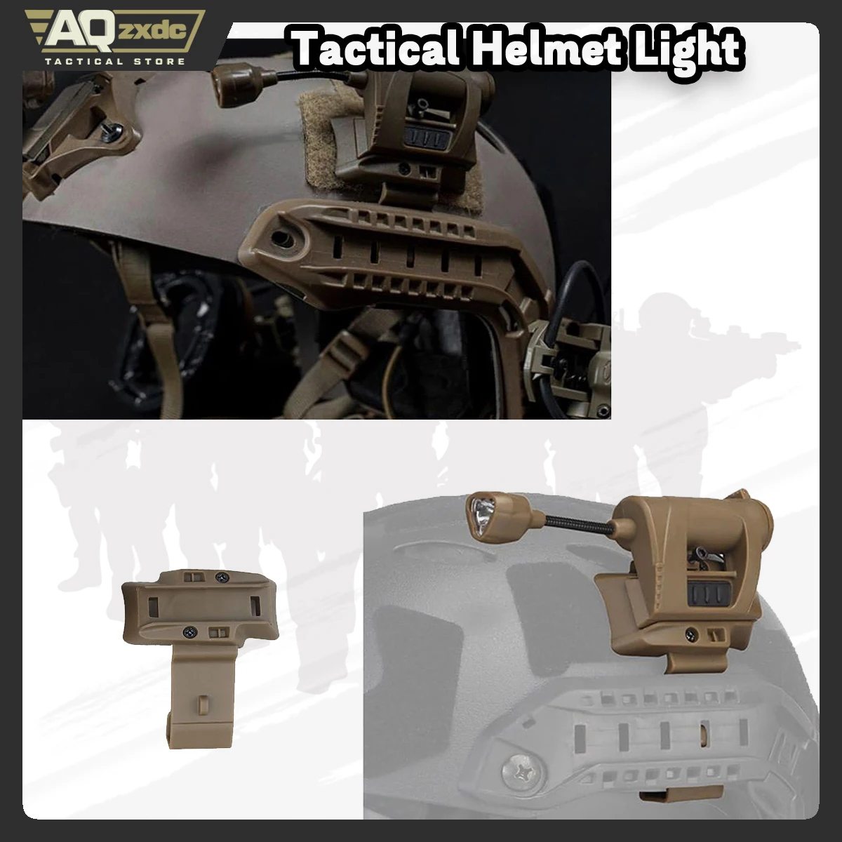 Tactical Helmet Light Military with LED Task Lamp Survival Signal Light for Fast Mich Helmet for Outdoor Sports Hunting Fishing
Tactical Helmet Light Military with LED Task Lamp Survival Signal Light for Fast Mich Helmet for Outdoor Sports Hunting Fishing