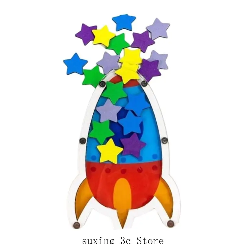 Kids Stars Reward Jar Children Motivational Reward Jar Rockets Reward Jar Home and School Supplies for Good Behavior
Kids Stars Reward Jar Children Motivational Reward Jar Rockets Reward Jar Home and School Supplies for Good Behavior