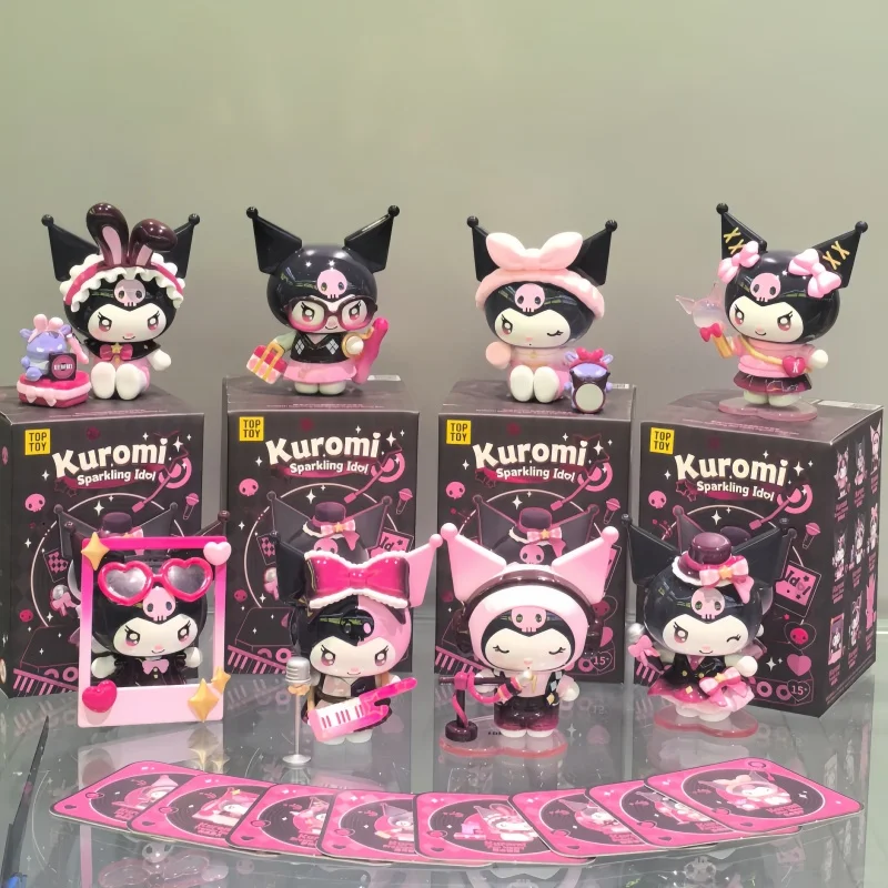 Sanrio Kuromi Sparkling Idol Series слепая коробка Kawaii Kuromi фигурки игрушки милые настольные украшения подарочные игрушки-сюрпризы
Sanrio Kuromi Sparkling Idol Series слепая коробка Kawaii Kuromi фигурки игрушки милые настольные украшения подарочные игрушки-сюрпризы