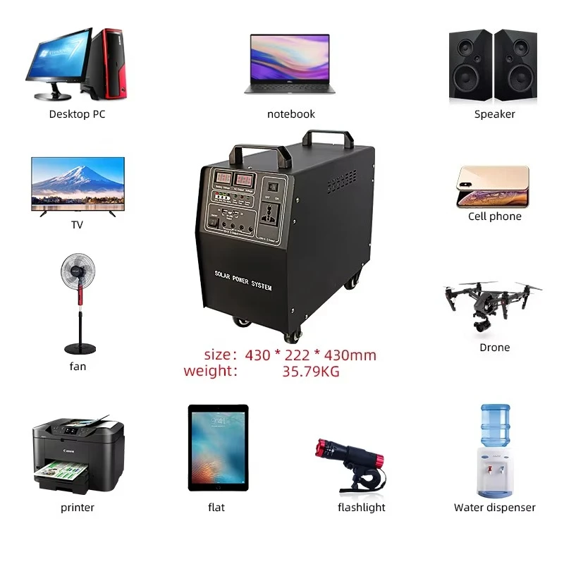 Whole House 220V 1000W Portable Solar Power Generator Running Solar Power System for Home Solar Systems
Whole House 220V 1000W Portable Solar Power Generator Running Solar Power System for Home Solar Systems