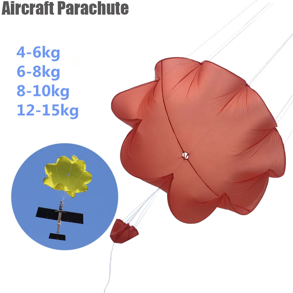 RC Aircraft Model Nylon Parachute Ejection Umbrella With lanyard 4-15kg Outdoor UAV Landing Protection
RC Aircraft Model Nylon Parachute Ejection Umbrella With lanyard 4-15kg Outdoor UAV Landing Protection