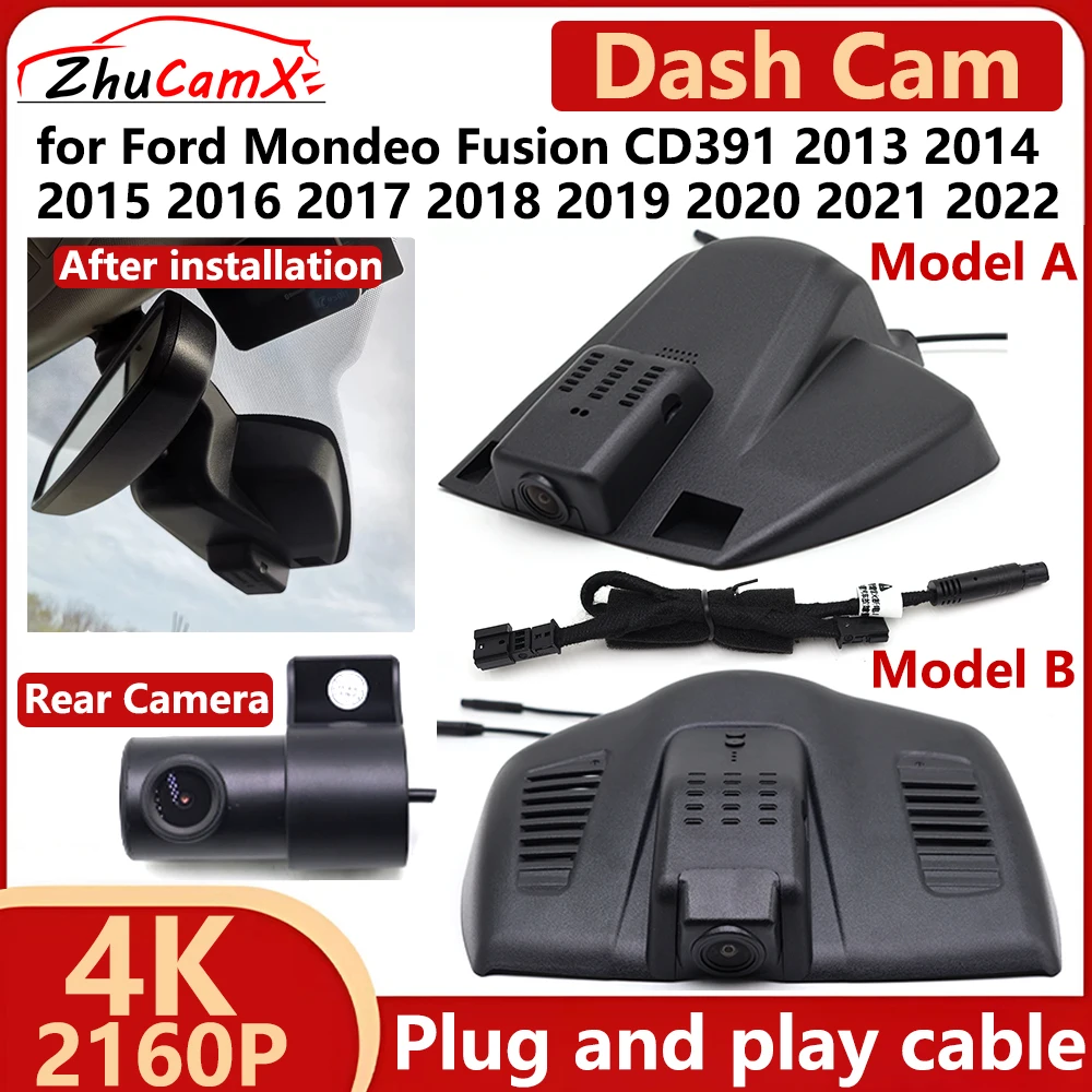 ZhuCamX for Ford Mondeo Fusion CD391 2013~2022 4K UHD 2160P Car DVR Dash Cam Camera Night Vision Recorder Plug and Play
ZhuCamX for Ford Mondeo Fusion CD391 2013~2022 4K UHD 2160P Car DVR Dash Cam Camera Night Vision Recorder Plug and Play
