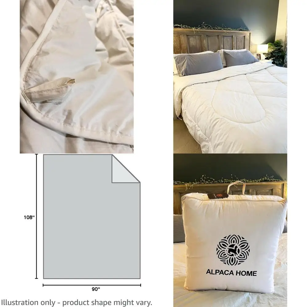 Hypoallergenic Comforter - 100% Acrylic Wool Filling with 100% Pima Cotton Cover | Regular Weight (King/Cal King)
Hypoallergenic Comforter - 100% Acrylic Wool Filling with 100% Pima Cotton Cover | Regular Weight (King/Cal King)
