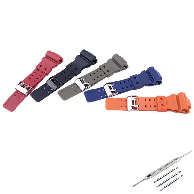 Resin strap compatible for Casio GA110 GD100 110 120 GLS100 belt buckle 16mm men's and women's watch band watch accessories
Resin strap compatible for Casio GA110 GD100 110 120 GLS100 belt buckle 16mm men's and women's watch band watch accessories