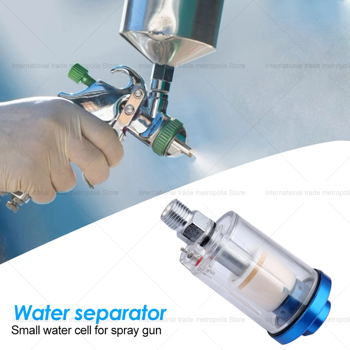 1/4'' Water Oil Separator Inline For Compressor Spray Paint Gun Air Hose Filter Moisture Trap for cars/motorcycles
1/4'' Water Oil Separator Inline For Compressor Spray Paint Gun Air Hose Filter Moisture Trap for cars/motorcycles