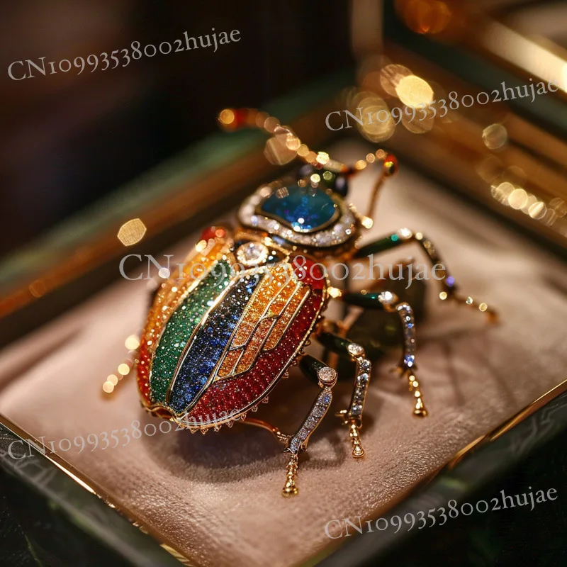 Оригинальная брошь в виде сибирского животного Western Liang Consort, булавка ручной работы с жуком для модных украшений с насекомыми
Оригинальная брошь в виде сибирского животного Western Liang Consort, булавка ручной работы с жуком для модных украшений с насекомыми