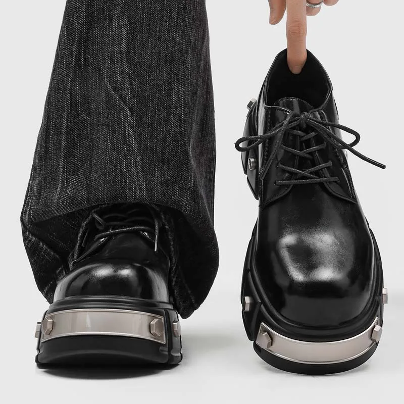 High Quality Men's Sneakers and Casual Shoes round head Men's Derby Shoes high-end Designer Platform Men's Shoes tenis masculino
High Quality Men's Sneakers and Casual Shoes round head Men's Derby Shoes high-end Designer Platform Men's Shoes tenis masculino