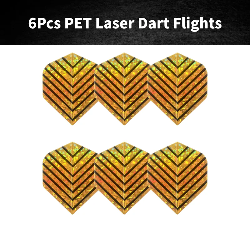 6Pcs Standard PET Dart Flights Durable Replacement Parts for Soft Steel Tip Darts
6Pcs Standard PET Dart Flights Durable Replacement Parts for Soft Steel Tip Darts