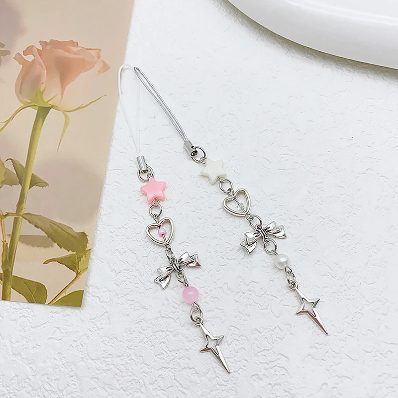 Y2K Korean Bow Cross Phone Lanyard Sweet Cute Beaded Mobile Phone Chain Aesthetic Cell Phone Straps Keycord For Girl Gifts
Y2K Korean Bow Cross Phone Lanyard Sweet Cute Beaded Mobile Phone Chain Aesthetic Cell Phone Straps Keycord For Girl Gifts