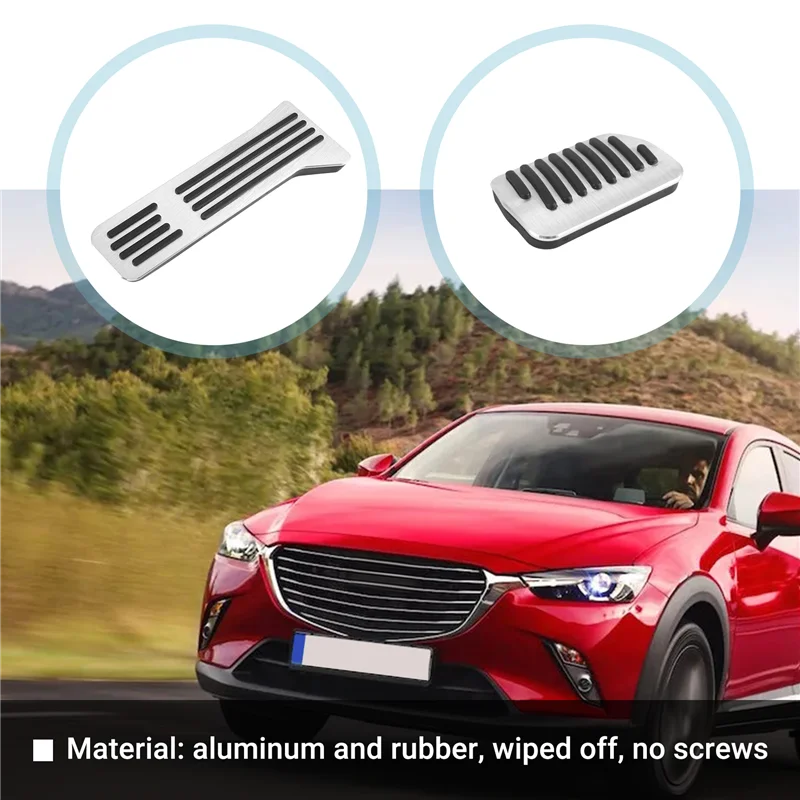 No Drill Accelerator Brake Gas Pedals Pad Cover For Mazda 2 3 6 Cx-3 Cx-5 Cx-9 Cap Accessories-T48C
No Drill Accelerator Brake Gas Pedals Pad Cover For Mazda 2 3 6 Cx-3 Cx-5 Cx-9 Cap Accessories-T48C