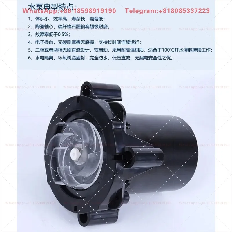 High Power Brushless Motor Submersible Water Pump 12V 24V DC Variable Frequency Solar Fountain Pump MPPT Photovoltaic
High Power Brushless Motor Submersible Water Pump 12V 24V DC Variable Frequency Solar Fountain Pump MPPT Photovoltaic