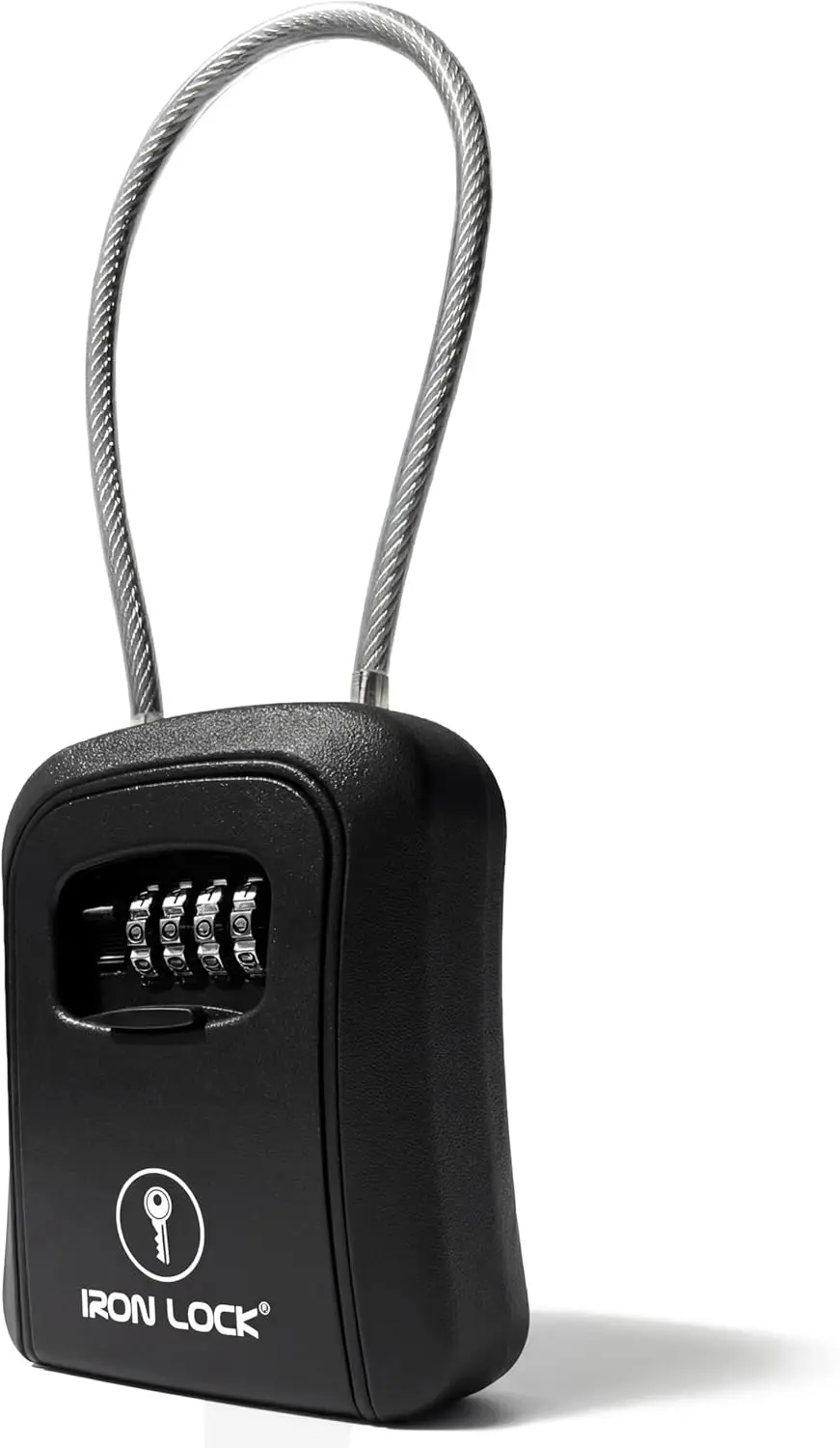 Waterproof Metal Key Lock Box with 4-Digit Combination, Cable Shackle & Wall Mount for Indoor/Outdoor Use (Black, Medium)
Waterproof Metal Key Lock Box with 4-Digit Combination, Cable Shackle & Wall Mount for Indoor/Outdoor Use (Black, Medium)