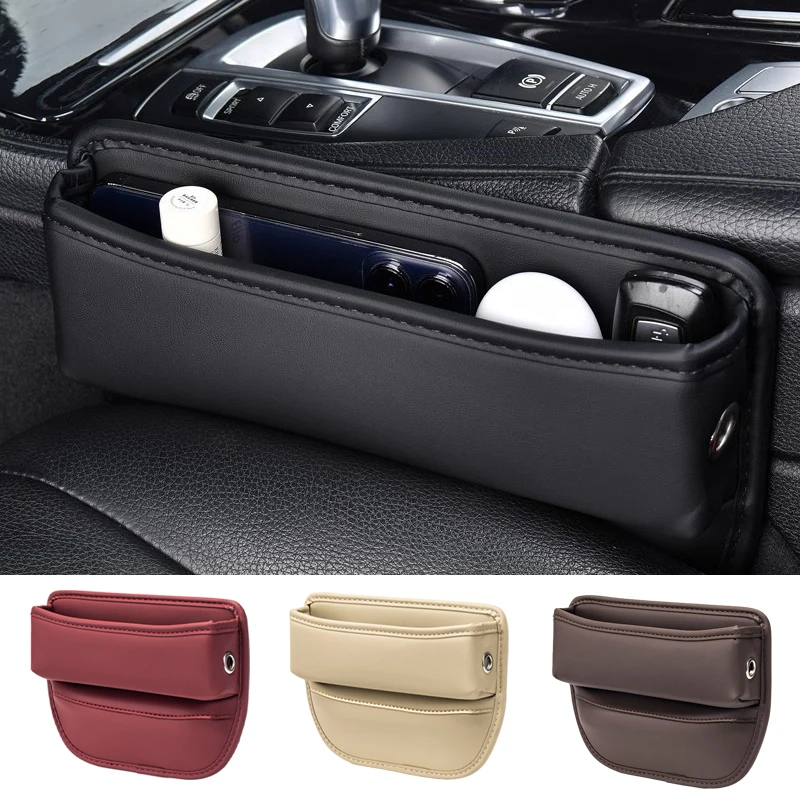 TazerApex Universal Car Seat Gap Organizer PU Leather Console Side Pocket Auto Crevice Filler Storage Box Interior Accessory
TazerApex Universal Car Seat Gap Organizer PU Leather Console Side Pocket Auto Crevice Filler Storage Box Interior Accessory