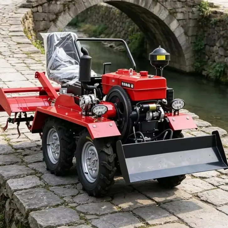 Customized Tractor rotary tiller, new 4WD wheeled farm plow, four-wheel high-power ploughing machine
Customized Tractor rotary tiller, new 4WD wheeled farm plow, four-wheel high-power ploughing machine