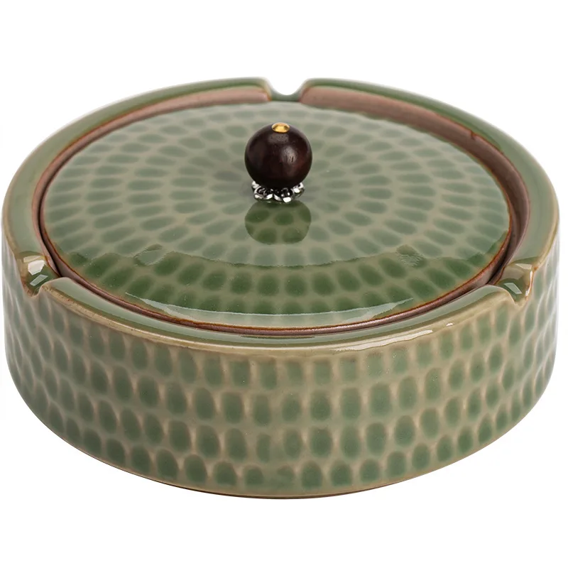 Vintage Ceramics Ashtray Living Room with Lid Anti Fly Ash Ceramic Cigar Ashtray Decoration Chinese Home Decoration Art Friend
Vintage Ceramics Ashtray Living Room with Lid Anti Fly Ash Ceramic Cigar Ashtray Decoration Chinese Home Decoration Art Friend