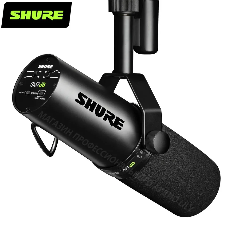 Shure SM7dB Studio Dynamic Microphone Radio Live Vocal Microphone Sm7b Upgraded Version for Streaming Podcast Built-in Preamp
Shure SM7dB Studio Dynamic Microphone Radio Live Vocal Microphone Sm7b Upgraded Version for Streaming Podcast Built-in Preamp